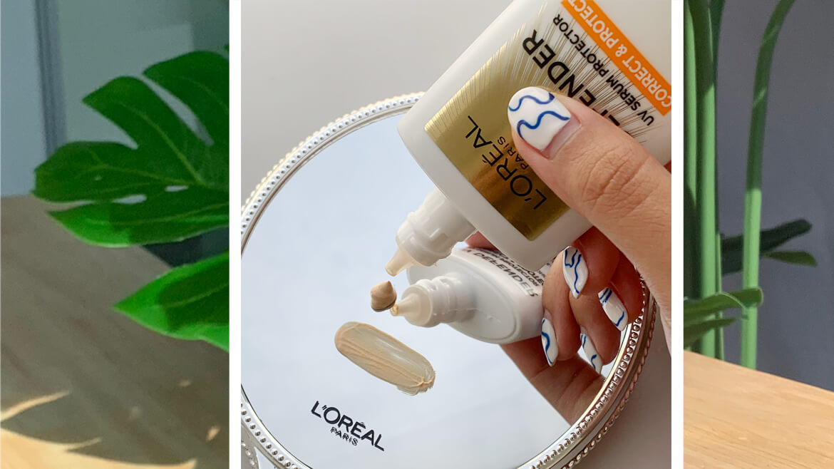 กันแดดสีส้ม สูตร Correct & Protect