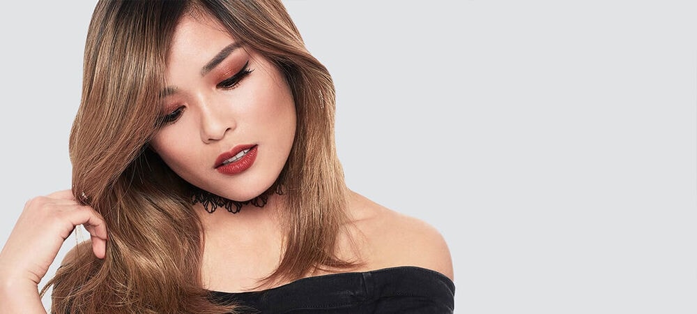 เทคนิคแต่งหน้าให้เข้ากับสีผม