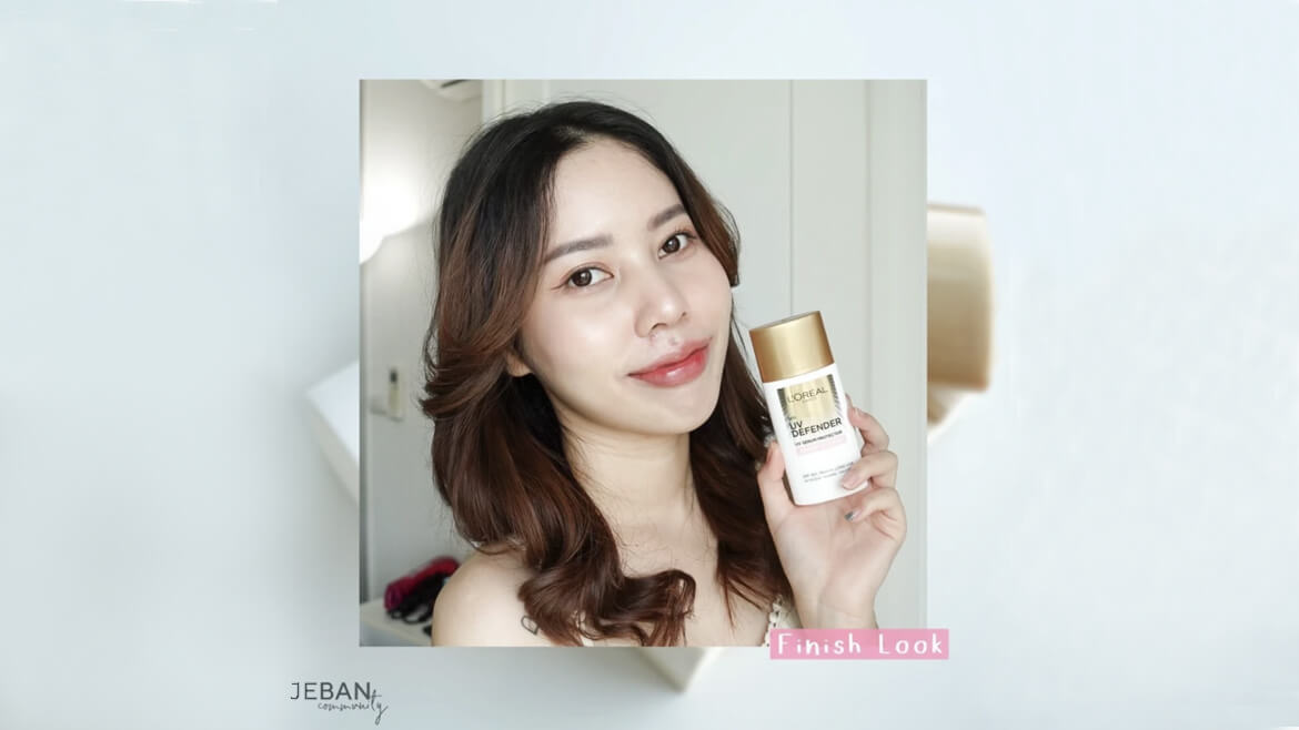 ฟินิชลุคกันแดดสูตร Bright & Clear