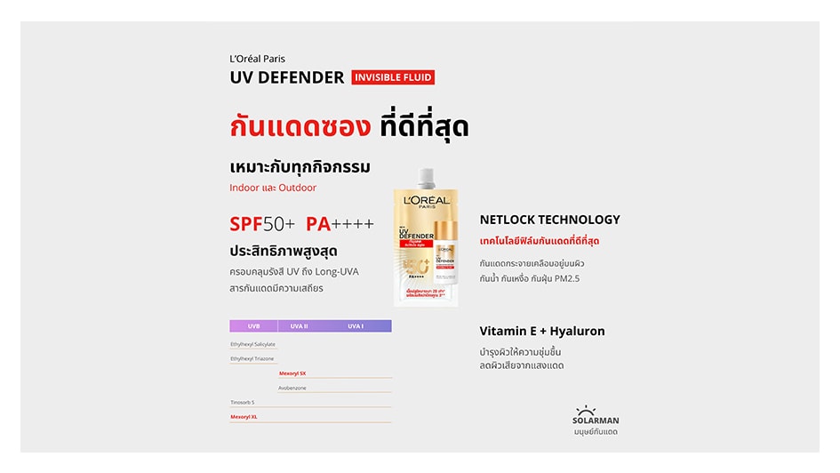 L’Oréal Paris UV Defender Invisible Fluid