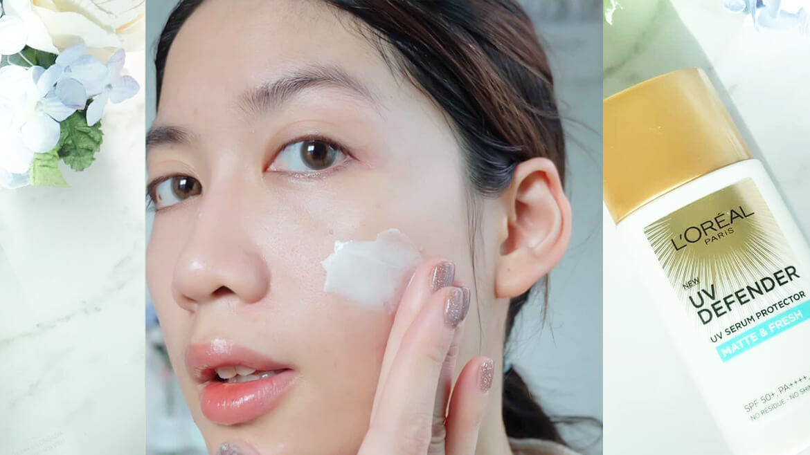 การทากันแดด Matte & Fresh