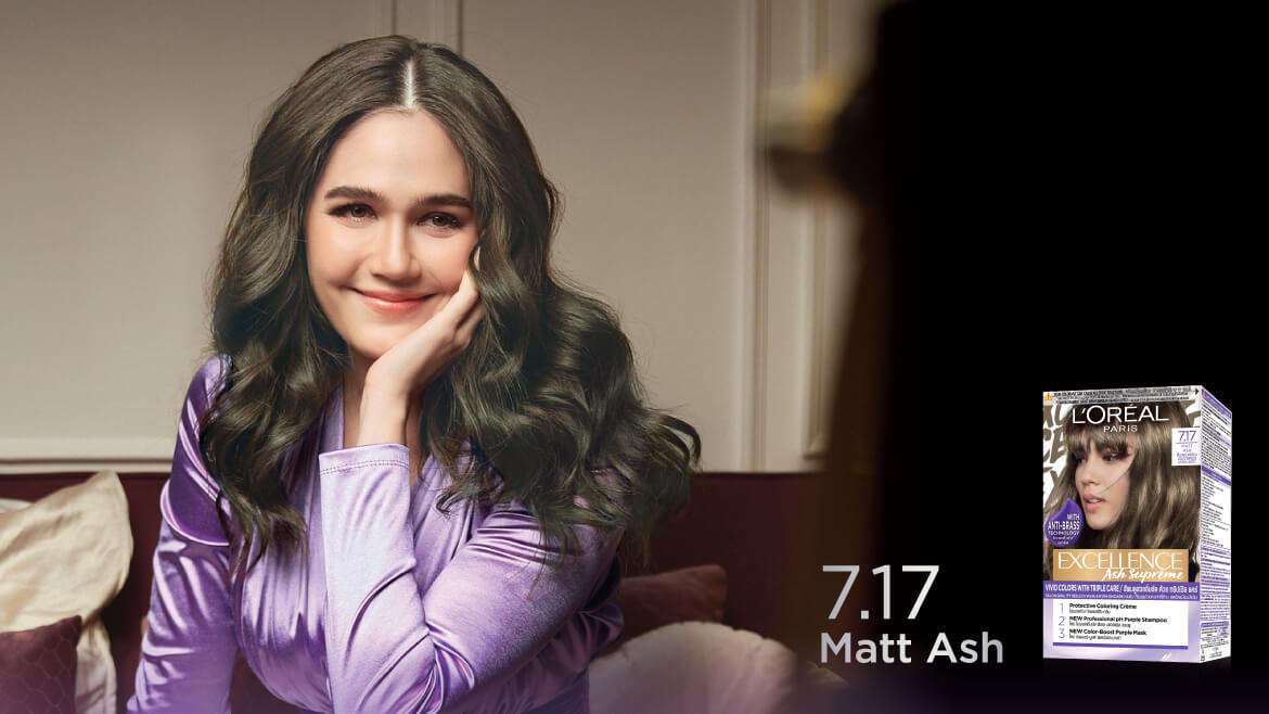 ทำสีผมแอช ซูพรีม เบอร์ 7.17