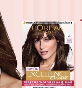 'ปิดผมขาวด้วยครีมเปลี่ยนสีผม Excellence Crème - ลอรีอัล ปารีส L’Oréal Paris