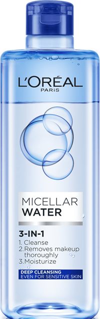 'L'Oreal Paris Micellar Water 3-in-1 Cleasing ไมเซลล่า วอเตอร์ ทรีอินวัน - ลอรีอัล ปารีส L’Oréal Paris