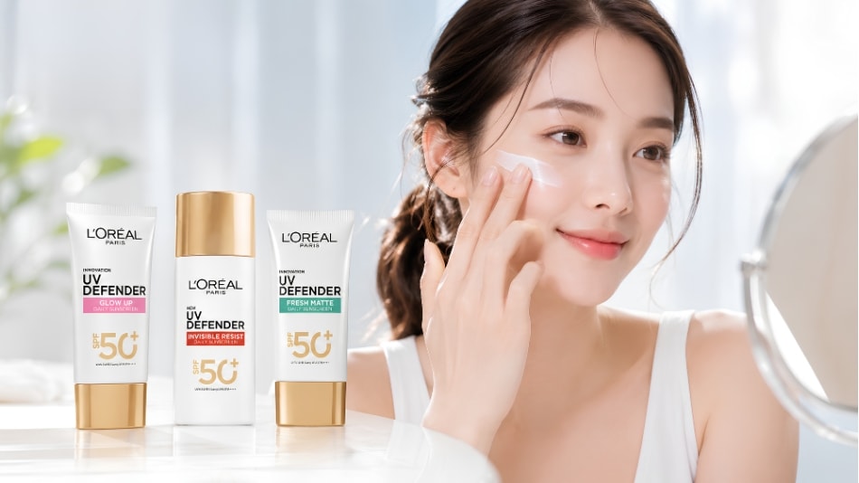 ครีมกันแดดทาหน้า 2026 ไม่อุดตันรูขุมขน L'Oréal Paris